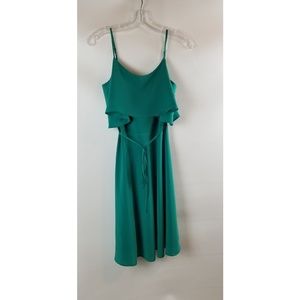 NWT Ann Taylor Factory Overlay Dress - Emerald 00P